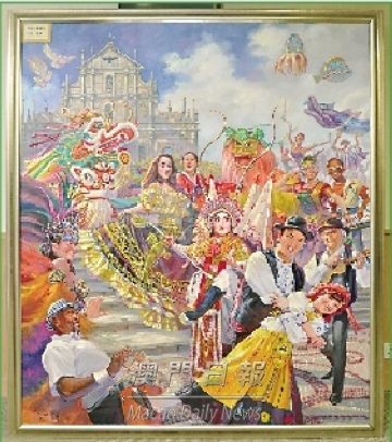 四參展畫家各具風格