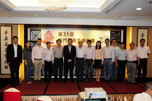 Fotografia dos convidados de honra