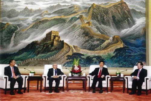 O Sr. Li Yuanchao, Vice-Presidente do Estado, recebeu em Beijing a Delegação dos Membros de Hong Kong e Macau da “Chinese Association of Hong Kong & Macao Studies”