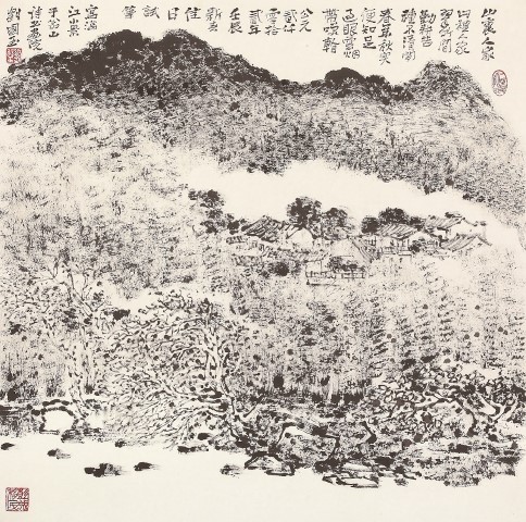 Inaugura-se em breve a “Exposição de Pinturas de Montanha e Água de Liu Guoyu” no Clube Militar