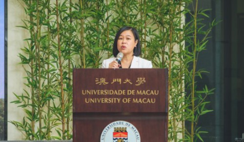 澳門研究中心主任林玉鳳致辭