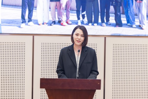 浦東新區學員代表蘇敏儀匯報發言