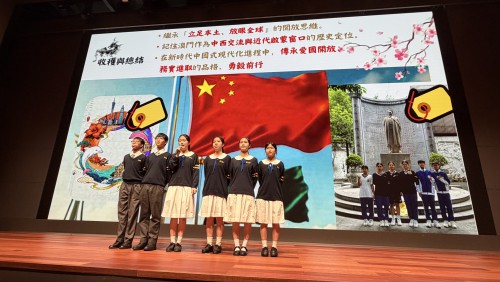 高中組學生分享收獲與總結